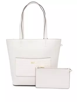 DKNY сумка-тоут с верхними ручками, нейтральный цвет