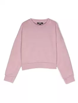 DKNY толстовка с логотипом, фиолетовый