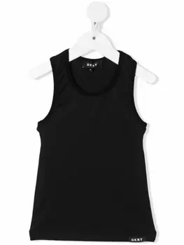 DKNY топ с логотипом, черный