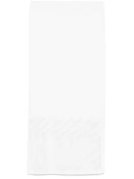 DKNY юбка миди с прозрачными вставками, белый