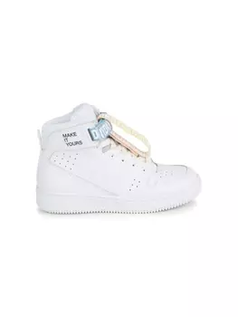 DKNY высокие кроссовки с логотипом, белый