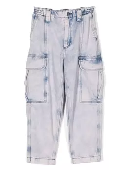 DKNY зауженные джинсы с нашивкой-логотипом, фиолетовый