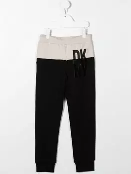 DKNY зауженные джоггеры, черный