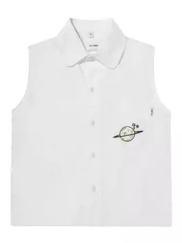 DL1961 топ с вышивкой, белый