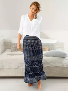 Длинная блузка Амбрия Ambria, белый