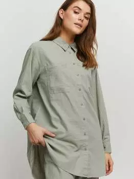 Длинная блузка байфалакка B.Young, зеленый