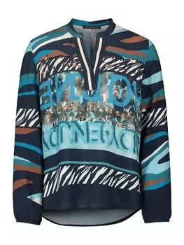 Длинная блузка Betty Barclay Blouse, темно-синий