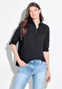 Длинная блузка Cecil с рукавами 3/4, синий