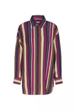 Длинная блузка черная роза Seidensticker, синий