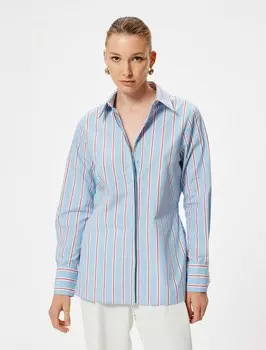 Длинная блузка Koton Blouse, пыльно-голубой