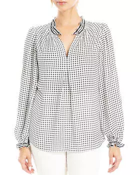 Длинная блузка Max Studio Smock, слоновая кость