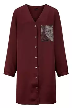 Длинная блузка MIAMODA Blouse, красный