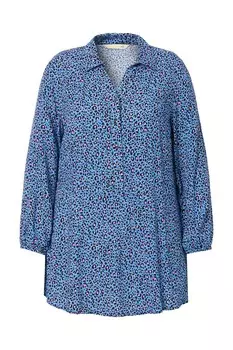 Длинная блузка MIAMODA Blouse, синий