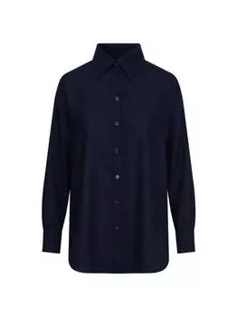 Длинная блузка однотонная Seidensticker, синий