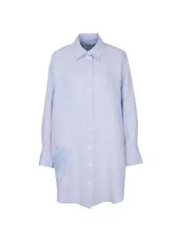 Длинная блузка однотонная Seidensticker, синий