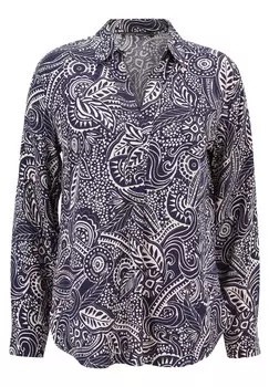 Длинная блузка с длинными рукавами Betty Barclay, синий