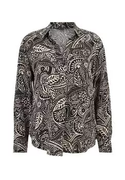 Длинная блузка с длинными рукавами BETTY BARCLAY, цвет Schwarz/beige