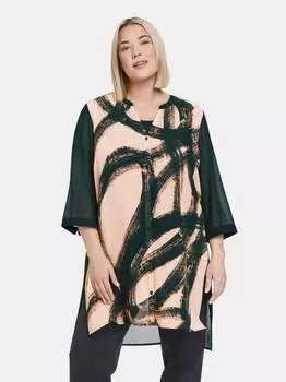 Длинная блузка Samoon, черный