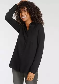 Длинная блузка Tamaris Blouse, черный