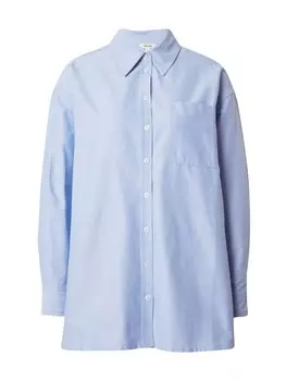 Длинная блузка VERO MODA Blouse INGER, светло-синий