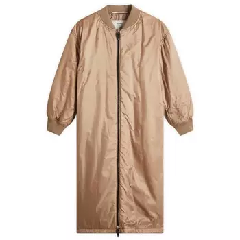 Длинная бомбер-куртка Max Mara, коричневый