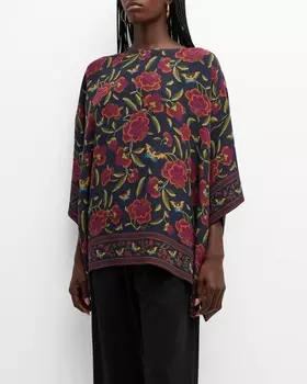 Длинная цветочная туника Eskandar