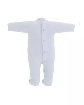 Длинная детская пижама с вышивкой в виде птиц Cambrass, серый