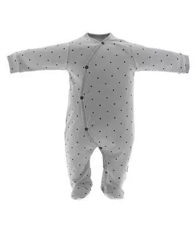 Длинная детская пижама с звездным принтом Cambrass, серый