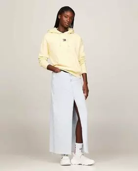 Длинная джинсовая юбка Claire с высокой посадкой Tommy Jeans, светло-синий