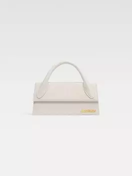 Длинная фирменная сумочка JACQUEMUS The long Chiquito, цвет Light Greige