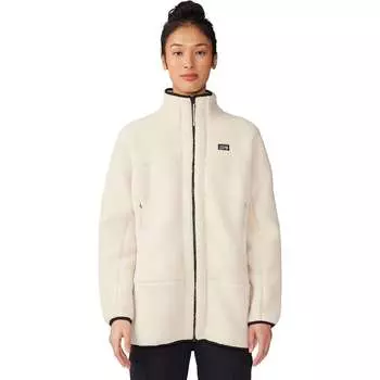 Длинная флисовая куртка hicamp на молнии во всю длину Mountain Hardwear, цвет wild oyster