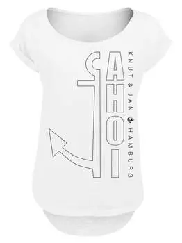 Длинная футболка F4Nt4Stic, белый