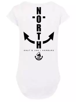 Длинная футболка F4Nt4Stic, белый