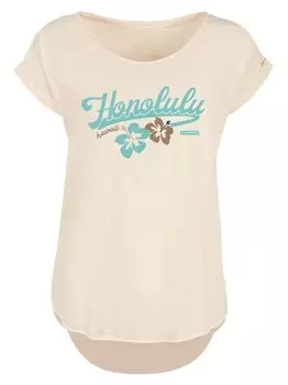 Длинная футболка F4Nt4Stic, бежевый