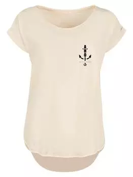 Длинная футболка F4Nt4Stic, бежевый