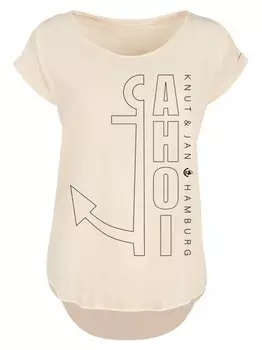 Длинная футболка F4Nt4Stic, бежевый