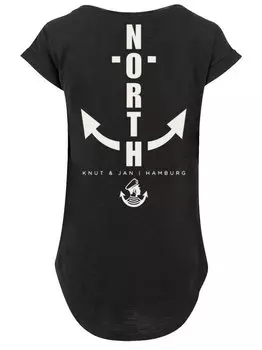 Длинная футболка F4Nt4Stic, черный