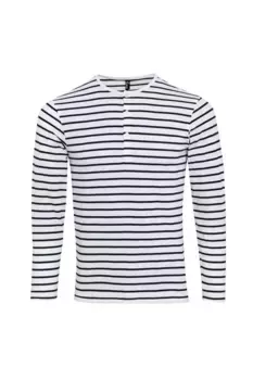 Длинная футболка John с рулонными рукавами Premier, белый