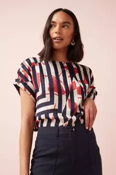 Длинная футболка Next, синий