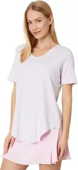 Длинная футболка tasc Performance, цвет Powder Pink Heather