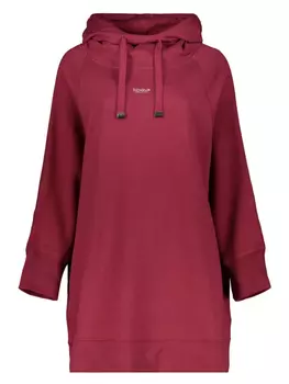 Длинная хлопковая толстовка с капюшоном DONDUP, красный