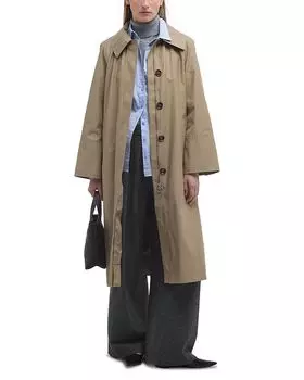 Длинная куртка Beatrix oversize Barbour, коричневый/бежевый