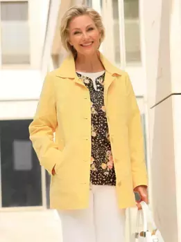 Длинная куртка Classic Basics, без капюшона, желтый