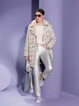 Длинная куртка Creation L, без капюшона, серый