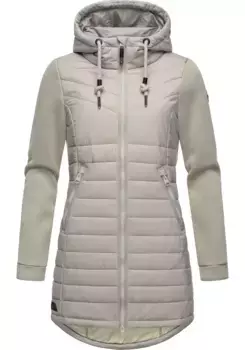 Длинная куртка Ragwear "Sandrra Long", с капюшоном, стеганая куртка из современного микса материалов, с капюшоном, цвет Bone