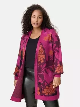 Длинная куртка Samoon, розовый