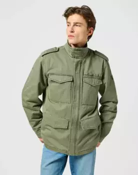 Длинная куртка Wrangler "FIELD JACKET", оливковый