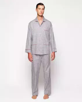 Длинная мужская пижама Mirto, цвет Granate