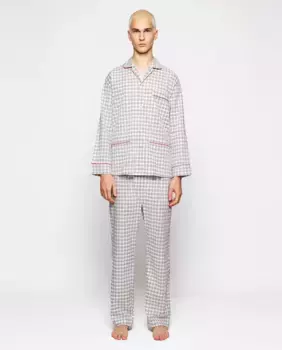 Длинная мужская пижама Mirto, красный