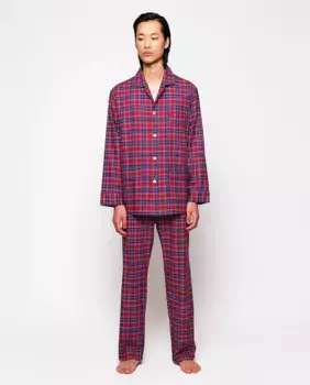 Длинная мужская пижама Mirto, красный